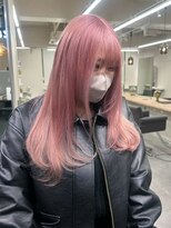 ベレーザ 渋谷神南(Beleza)&nbsp;16138ブリーチ＆ダブルカラー渋谷ローズブラウンモーヴピンク