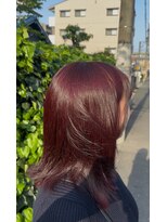 ミル(MILE.)&nbsp;ブリーチなしレッドカラー艶々up!!!