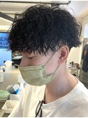 町田ツイストスパイラルパーマツイストパーマセンターパート緩め