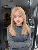 ジン(JIN)&nbsp;☆ホワイトブロンド☆ブロンドベージュ☆ハイトーン☆久留米☆