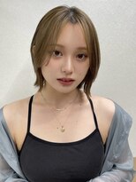 ロシェ 横浜店(loche)&nbsp;イメチェンハッシュボブ×前髪×オリーブベージュ横浜駅