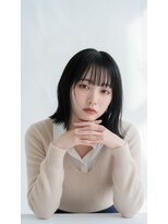 コートフィールエー(CO_T feel.a)&nbsp;暗髪でも重くない！透ける地毛風カラー×外ハネボブ