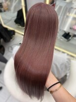 ラルム 新宿(LARME SHINJUKU) ブリーチ2回~くすみピンクベージュ♪×髪質改善【Kaya】