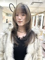 ビビディ バビディ ブー 河原町三条店(Bibbidi.bobbidi.boo)&nbsp;＊レイヤーカットハッシュカットデザインカラーハイトーン
