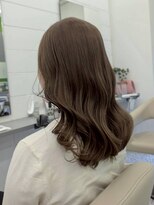 エニフォーイーストハム(Eni for eastham) ブリーチなしダブルカラー/マロンベージュ/レイヤーカット