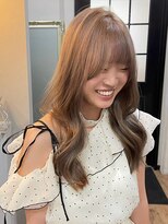 ヘアプレイスソル (HAIR PLACE SoL)&nbsp;ブリーチカラー/ミルクティブラウン/レイヤーロング