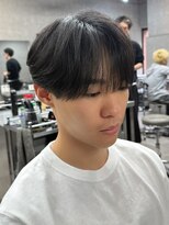 エルマーク 本山(L-MARK)&nbsp;マッシュヘア/黒髪/メンズカット/men's/フェザーパーマ