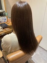 スーリール 福岡別府店(Sourire)&nbsp;酸性ストレート　艶ベージュ　城南区別府美容室