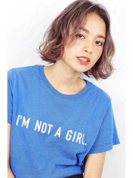 ヘアサロン ガリカ 表参道(hair salon Gallica) ☆ 『 ベリー × グレージュ 』外国人風 小顔BOB♪ ☆