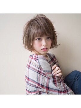 エル(LE) ヴェールウェーブブルージュアシメ似合わせカットショート