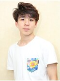 メンズポイントパーマ