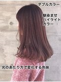 大人可愛い!オフェロなラベンダーカラー 甘めカラーで色っぽく