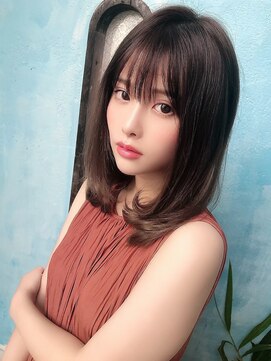 ルームバイシー 新宿(Loom. by Sea) モテヘア☆艶髪ミディアム