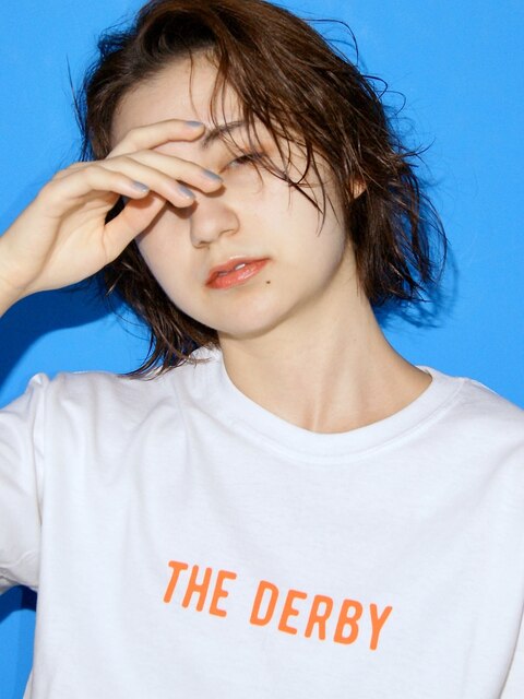 【THE DERBY】 SUMMERBOB #マロンベージュ#Aラインボブ