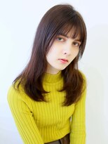 オーバーヘアー 枚方店(over hair)&nbsp;【La fith】シースルーバング×ナチュラルブラウン