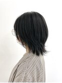 ウルフストレート　ナチュラル　@1101_hairstyle●084●