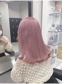 K232_ホワイトピンク ブリーチ2回~