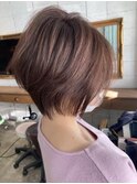 ■髪質改善×色もちカラー■バルネイドカラー×マッシュショート
