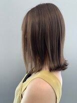 グラム 岡崎南店(gram)&nbsp;切りっぱなし＿外ハネ＿ボブ＿ベージュ＿ヌーディー＿79