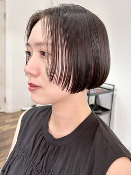 コス(KoS) レイヤーぱつっとボブ顔まわり切りっぱなし