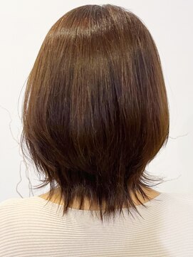 レポヘアー(Repos hair) 20代30代40代髪質改善カラーアッシュブラウンくびれヘア透明感