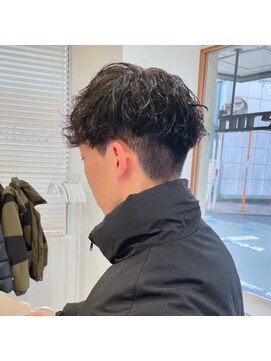 ネオリーブウリ 二子玉川店(Neolive uri) アッシュブラックカルマパーマベリーショートダーク《二子玉川》