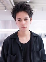 ハバナ 渋谷(HAVANA)&nbsp;アッシュブラック/スパイキーショート/刈り上げ/ツーブロック