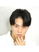 【簡単スタイリング】ナチュラル×縮毛矯正×センターパート
