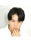 【簡単スタイリング】ナチュラル×縮毛矯正×センターパート