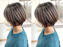 【小顔に見えるショートヘア】一人一人の髪質・クセ・骨格に合わせお客様の魅力を最大限に引き出します☆