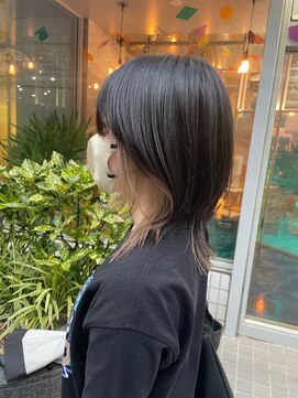 リガナッツ 池袋店(Riganuts) インナーカラー×ベージュ