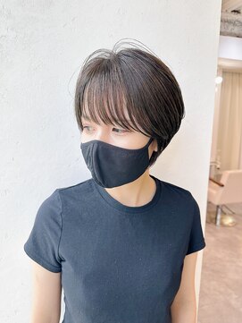 トッカ ヘアアンドトリートメント 難波店 小顔似合わせカット愛されクールショート20代/30代40代50代/難波