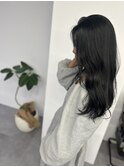 ダークネイビーカラー/レイヤーロング
