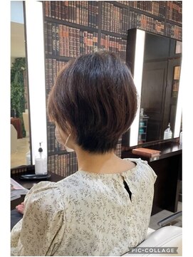 ニューライン 豪徳寺 山下(New-Line) 透明感ベージュマッシュショート