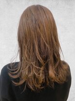 プルス 墨染店(PLUS)&nbsp;20代30代大人かわいいレイヤーカットナチュラルセミロングヘアー