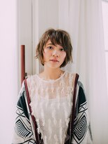 エーバイフー 江坂店(A BY WHO)&nbsp;A BY WHO江坂/ガーリーボブカール/透明感カラー