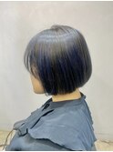 ネイビーブルーbob ハイライト
