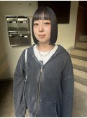 黒髪ボブ♪