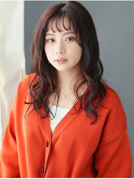 ヘアーループセラデザインワークス(Hair ruup Sela design works) ちょこっとデザイン☆ピンクカラー