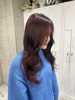 リリアン(ReLien)&nbsp;ブリーチなしダブルカラーで叶えるcassis red