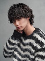 フィフスパーク(fifth PARK)&nbsp;渋谷緩め波巻きスパイラルパーマメンズウルフカット19時以降