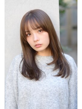 サンク ドリームプラザ店(CINQ) 【CINQ】大人可愛いフェミニンセミロングレイヤー