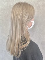 シアン 京都 烏丸店(CYAN)&nbsp;#ブリーチカラー#ミルクティーベージュ#透け感#髪質改善