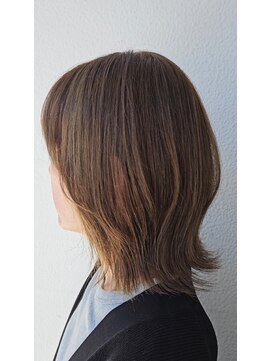 ミルク 希望ヶ丘(milk) ブリーチ無し透明感グレージュ