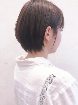 セイドット フクオカ(Say.FUKUOKA) 【Say.福岡】耳かけショート×アッシュブラウン×20代30代40代