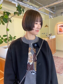 スペシャルオオサカ 難波店(Special OSAKA) 小顔見せボブ/透明感ブラウン