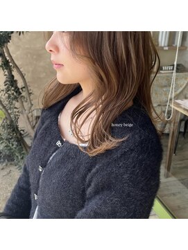ヘアーメイク アンニコ(hair make an nico) honey beige
