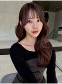 くびレイヤーエモージュケアカラー似合わせカットシアブラウン