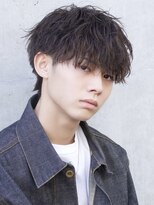 エイド 渋谷(aid)&nbsp;メンズマッシュ無造作パーマ波巻きソフトツイストスパイラル