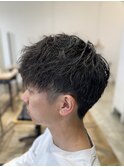 ショートパーマ　　スパイラルパーマ